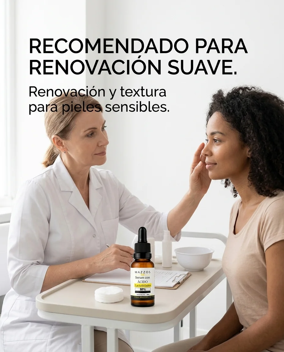 Ácido Lactobiónico 10% — Fondo editorial para el perfil de usuario recomendado