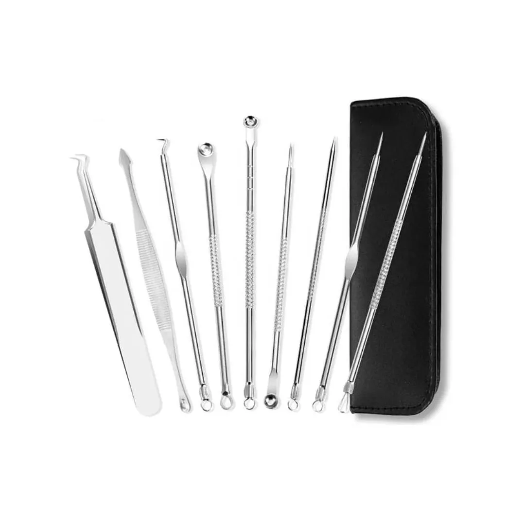 Kit Removedor de Espinillas, Sacacomedón 9 Piezas