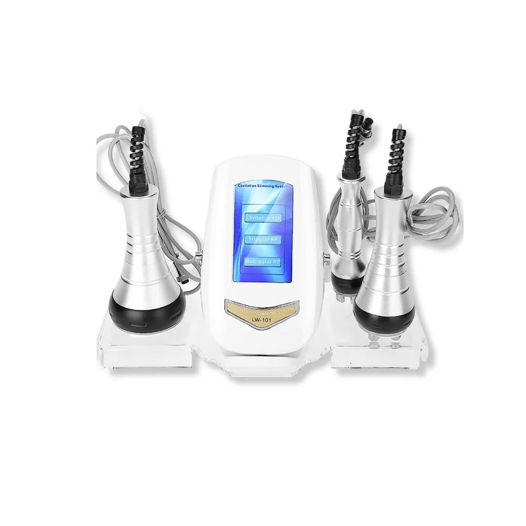 Máquina 3 en 1: RF Facial y Corporal, Cavitación